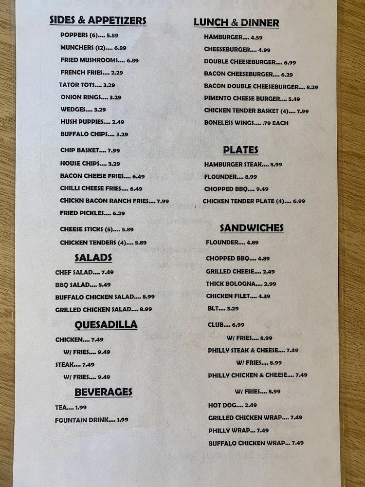 Gunter's Wing Shack Menu image 1